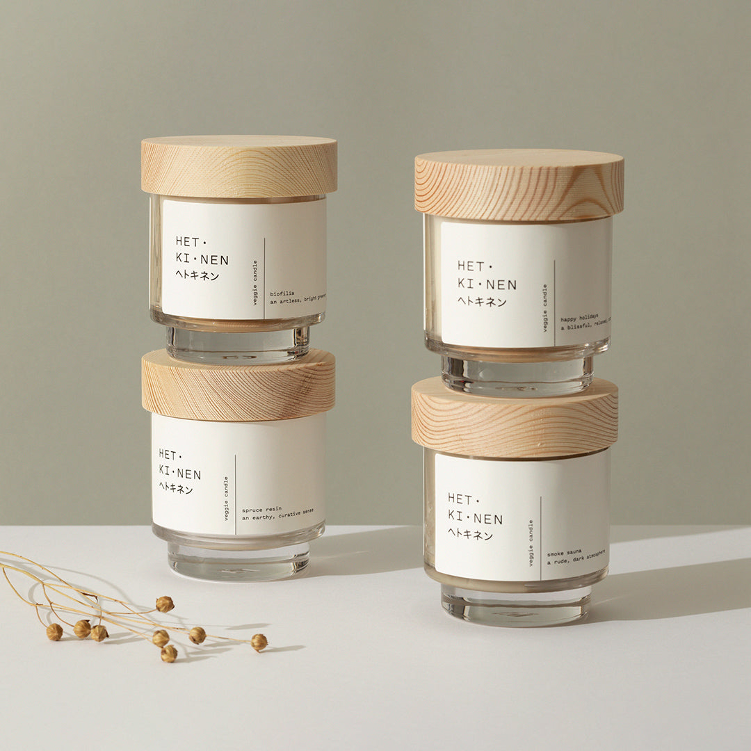 veggie candle biofilia