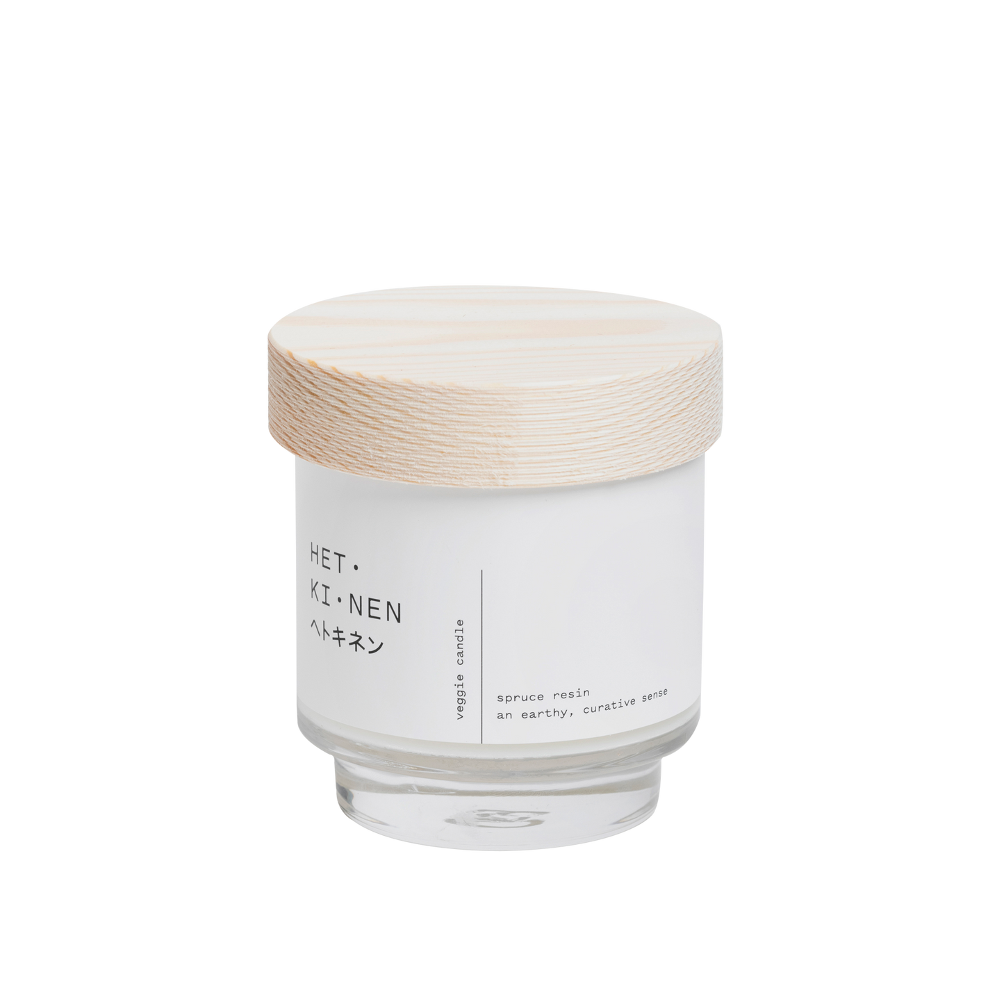 veggie candle spruce resin