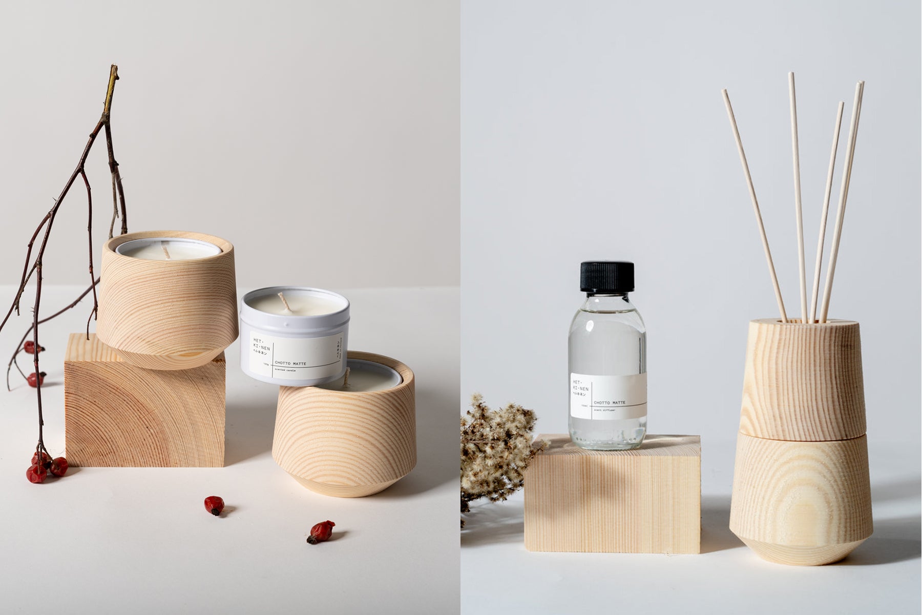 refillable candles and diffusers