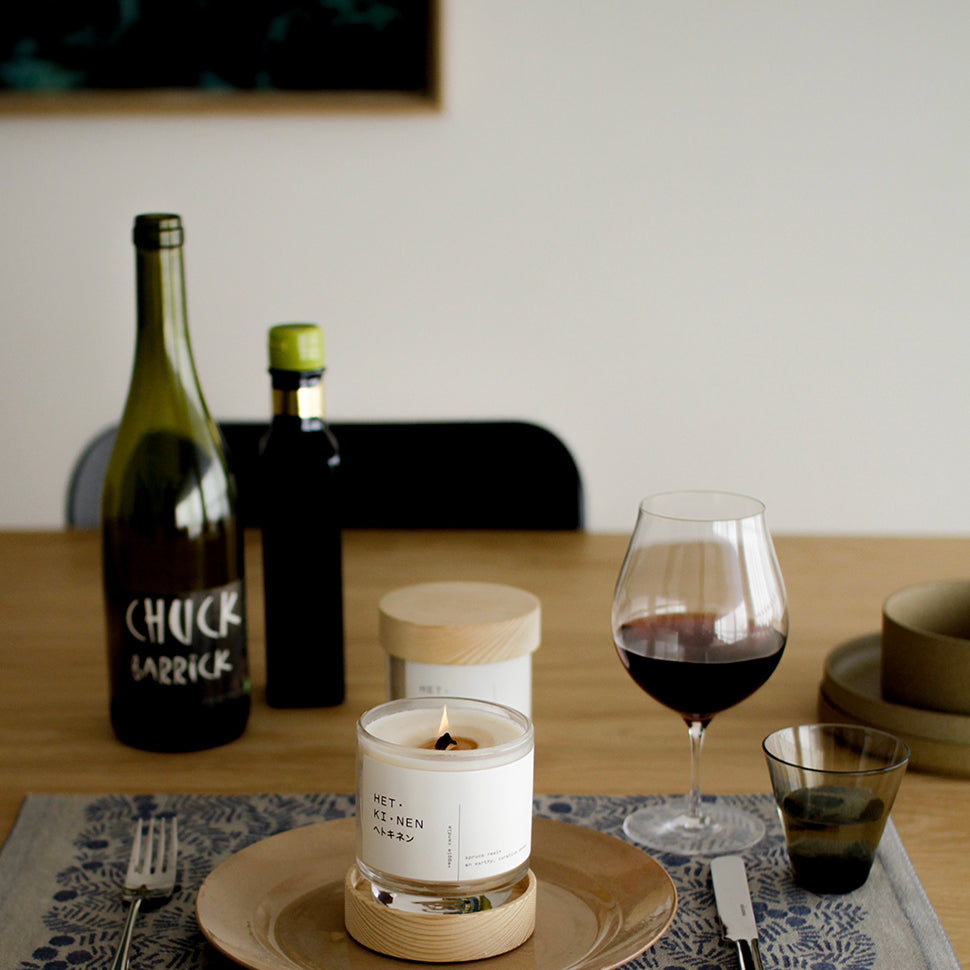 veggie candle spruce resin – Hetkinen