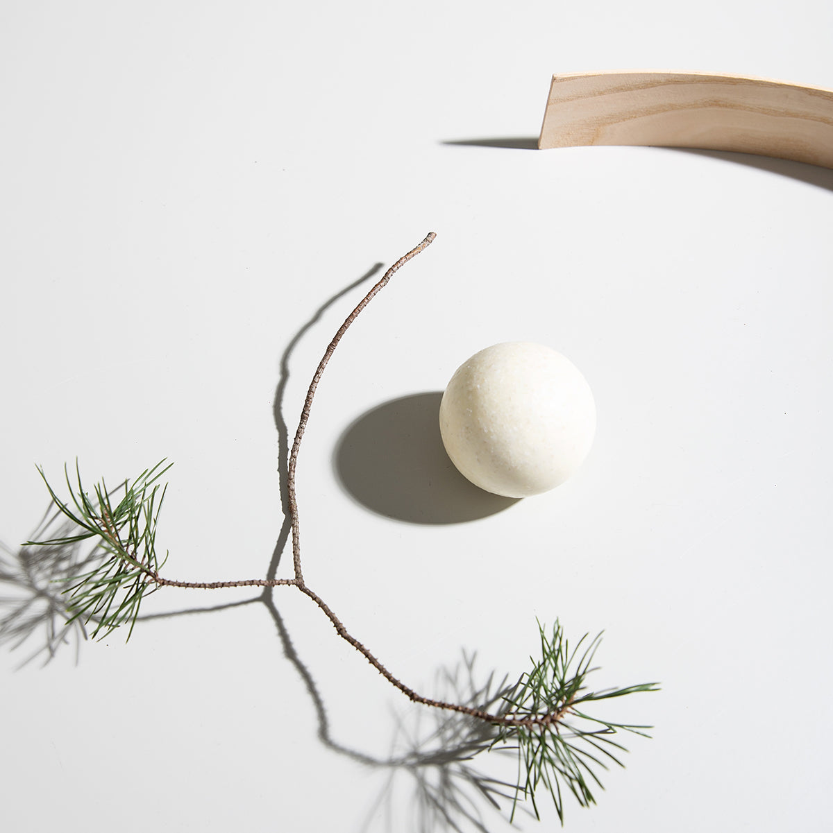 salt soap ball pine-peppermint