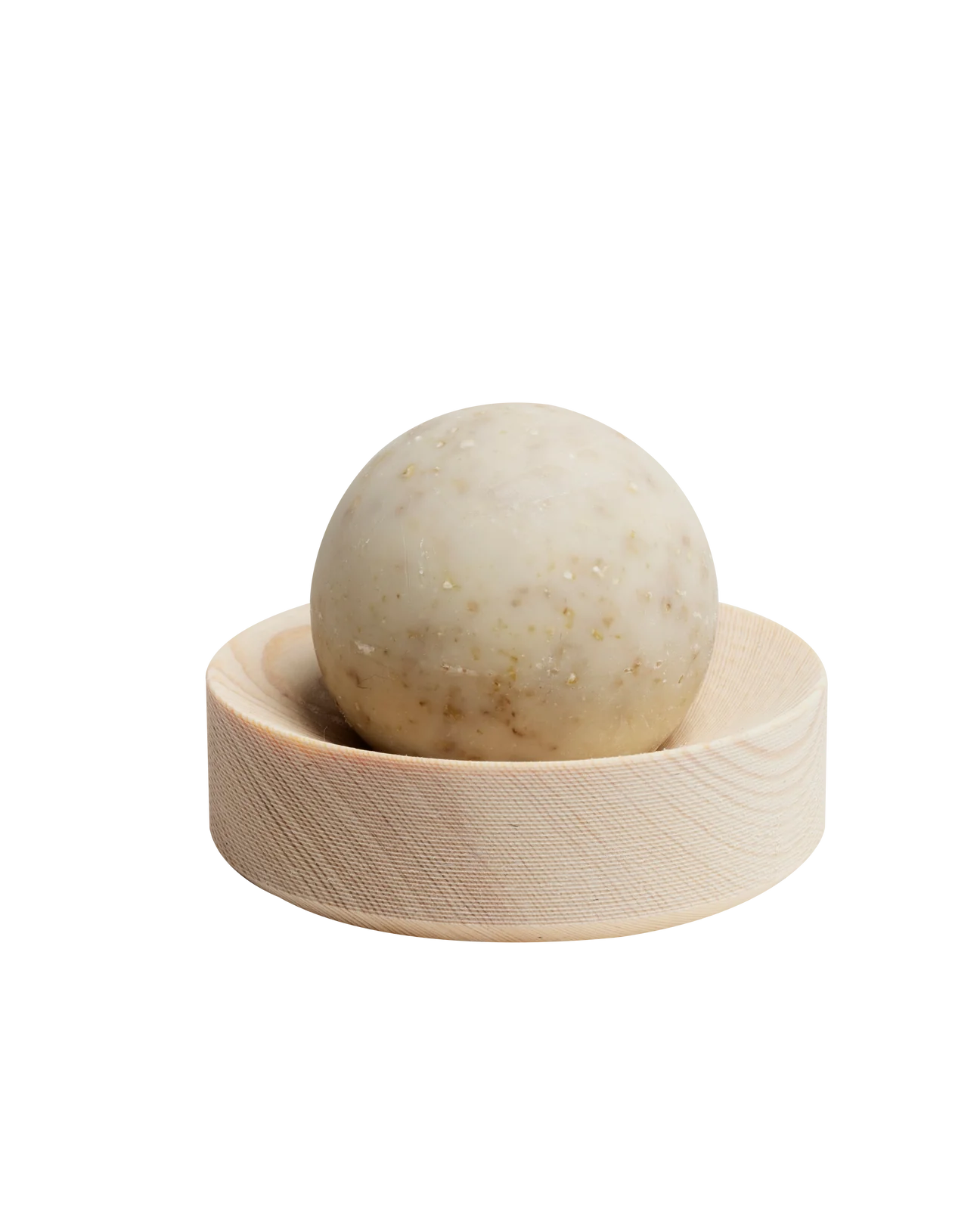 soap set round natural pine-oatmeal