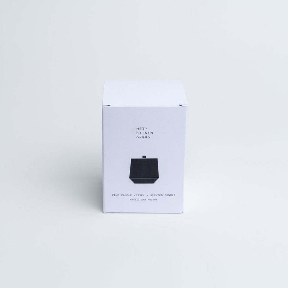 pine candle vessel & candle set [chotto matte]